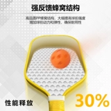 Пиковая ракетка из углеродного волокна T700 Полный набор 3Kpickleball для взрослых детей Профессиональная пик ракетка