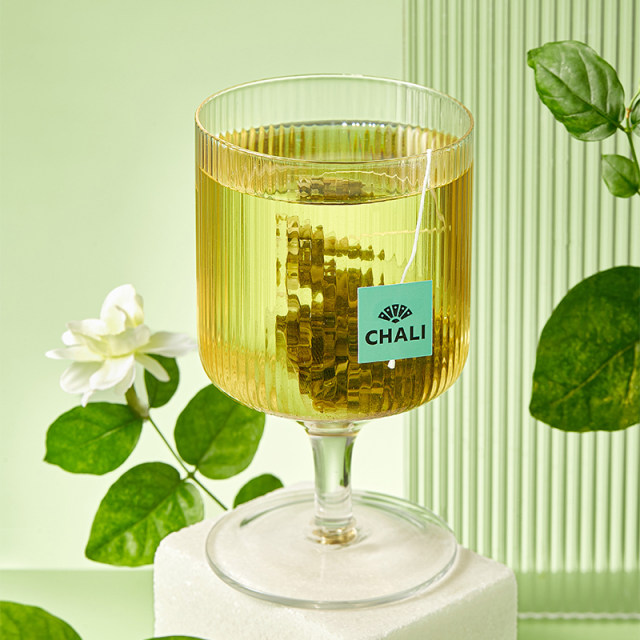CHALI Tea Jasmine Green Tea Spring Tea Sweet Floral Fragrance Low-Fat Sugar-Free Healthy Tea Drink Can Be Cold Brewed Tea Bags 7 Packs