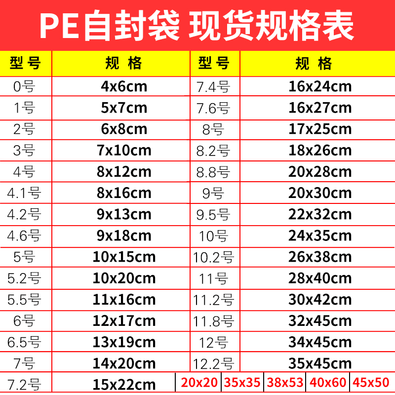 20x28x8丝自封袋加厚大码干果密封袋pe食品级夹链塑封口袋100个 - 图1