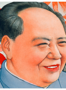 工笔人物画毛主席周总理画心
