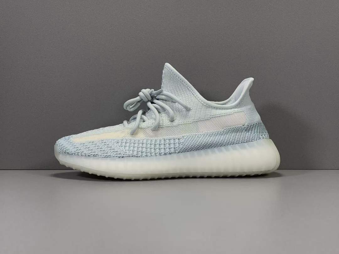 椰子特大码男鞋4950胖脚4748宽肥运动鞋yeezy350v2加肥加大跑步鞋-图0