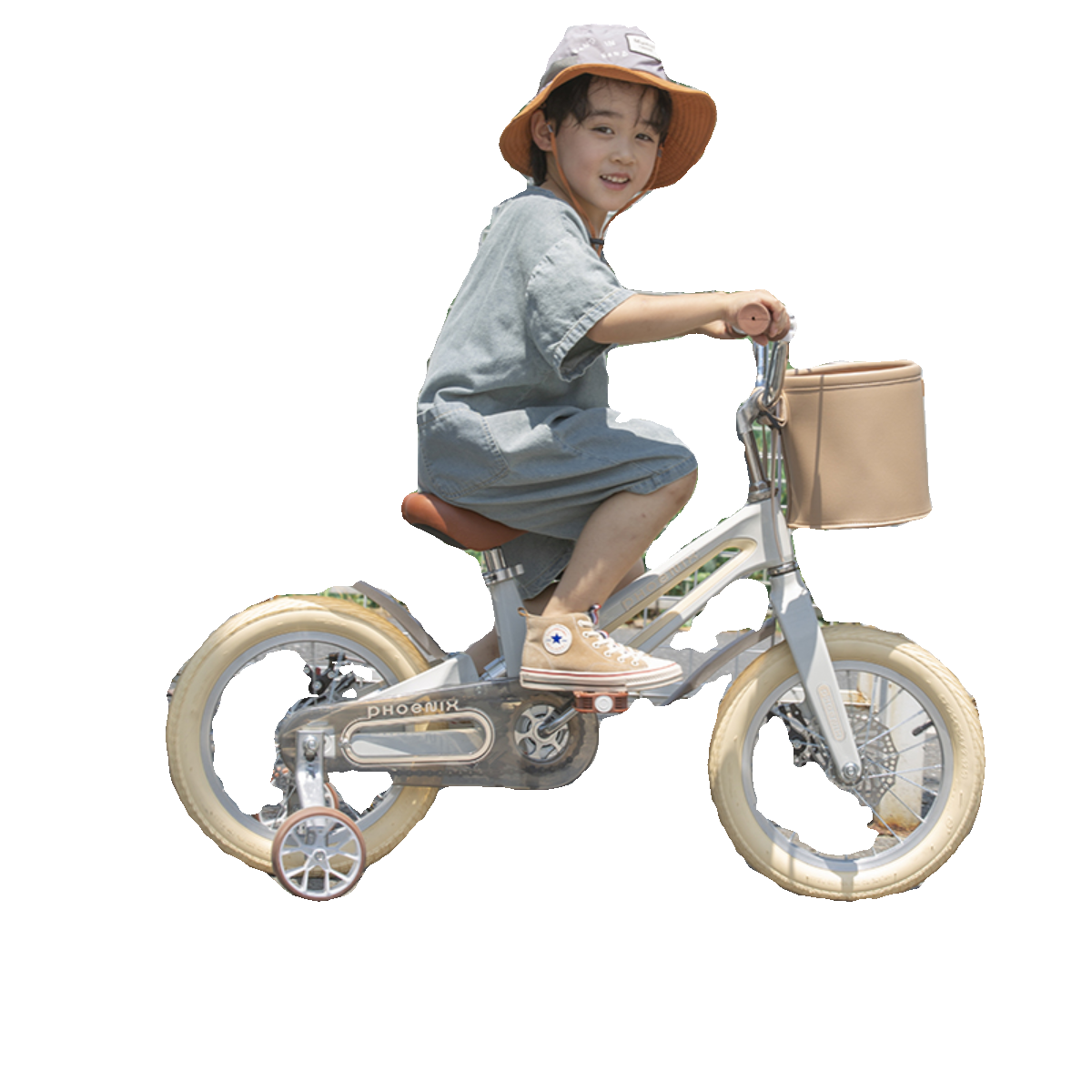 凤凰儿童自行车镁合金男女孩2-3-6-7-10岁宝宝脚踏车小孩单车童车