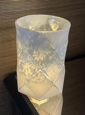 玻璃多边形烛台桌面装饰摆件玻璃