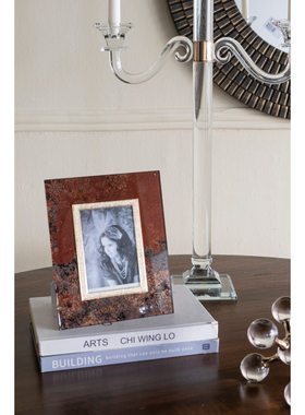 ABHOME设计师玛瑙纹玻璃相框