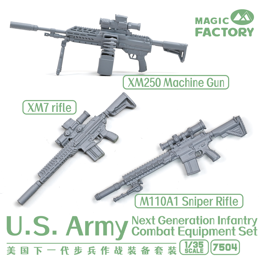 3G模型魔力工厂 7504 1/35美国下一代步兵作战装备套装-图3