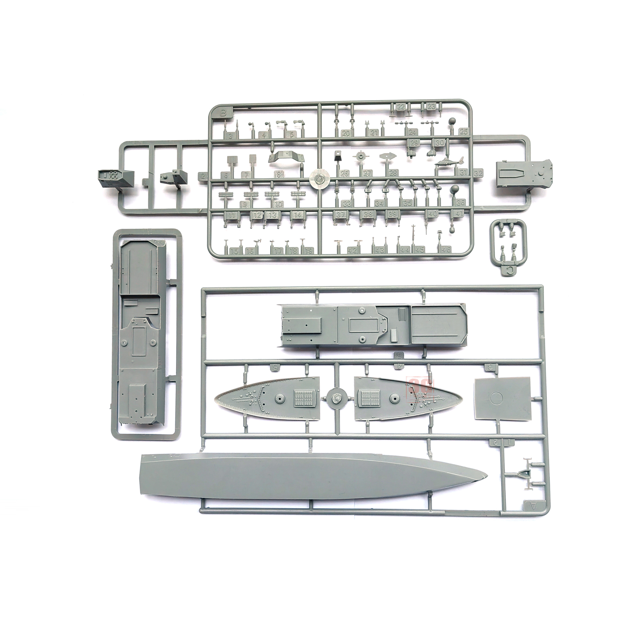 3G模型梦模型拼装舰船 DM70018 054A海军护卫舰终极形态 1/700-图1