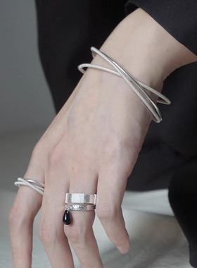 一寸十里非遗花丝工艺银手镯