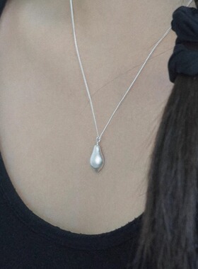 一寸十里纯银手工雕刻原创项链