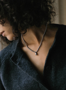 WAKI贝壳珠女串珠项链原创礼物