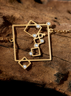 5折清仓 dearlike星座项链金牛座原创设计生日情人节礼物送女友