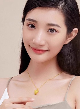 十二生肖项链女本命年红绳吊坠