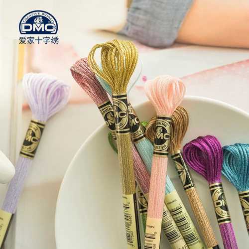 法国DMC十字绣 绣线 ART 317W金属线 金属刺绣线 金线银线 - 图2