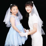 Детское свадебное платье для принцессы, заколка для волос, аксессуар для волос, семейный стиль