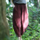 Ancient Stone Elastic Waist Casual ແລະ Versatile Nine-Point Bloomers