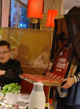 火锅底料挂脖子托盘移动托盘挂脖子托盘箱挂脖子烟箱活动道具
