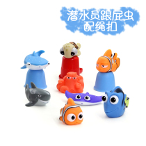 Marine Life Divers Gas Cylinders Sign Buoyancy Dolls BCD Pendant Underwater Paparazzi With Fart Hanging Rope Cute