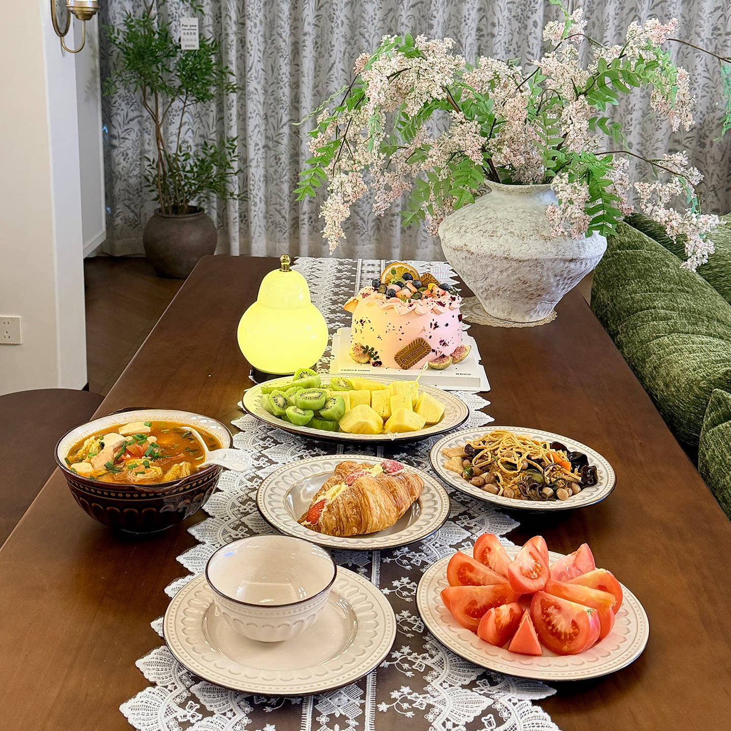 高温釉下彩2026新款法式餐具碗碟套装家用窑变釉碗盘乔迁送礼汤碗