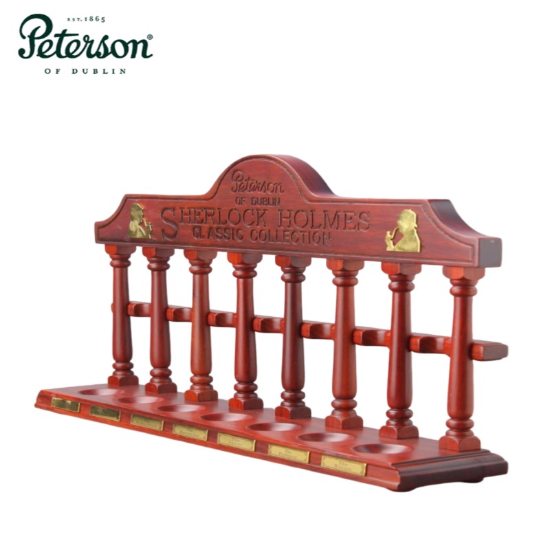 Peterson彼得森进口烟斗架子7位展示架烟斗配件花梨实木烟斗斗架 - 图2