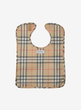 格纹涂层棉质围兜BURBERRY