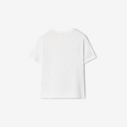 【24期免息】BURBERRY男童 羽绒泰迪熊图案棉质 T 恤衫81175381 - 图0