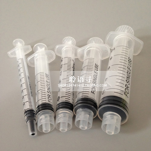 塑料针筒针头螺口手推式点胶针筒贴钻针管加墨工具墙纸胶施工工具 - 图2