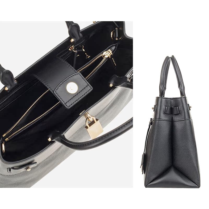 客邻尚品海外旗舰店Michael Kors/MK女包单肩手提斜挎包大号锁头通勤包30S8GG7S3L1