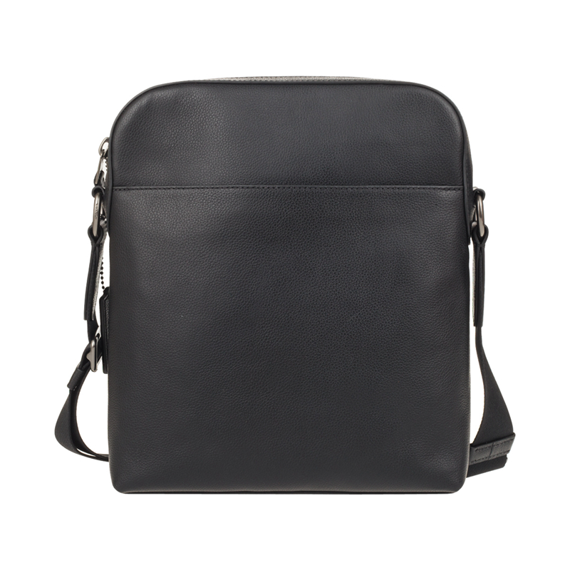 客邻尚品海外旗舰店COACH/蔻驰男包春夏款皮质拉链单肩斜挎包商务竖版男士公文包2