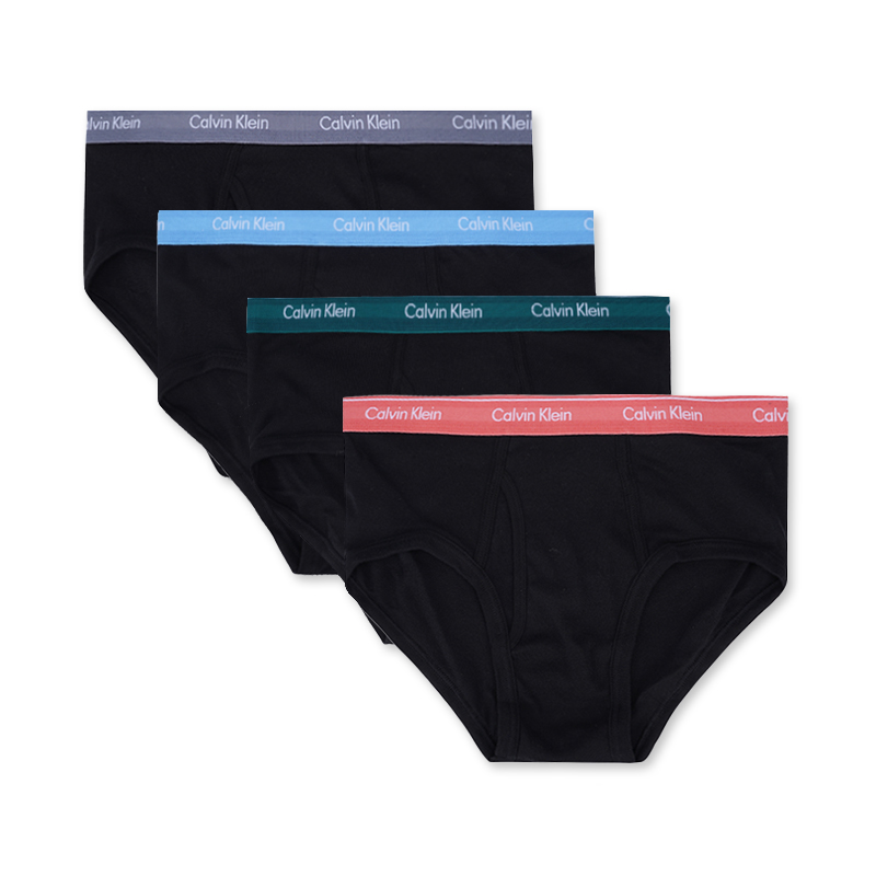客邻尚品海外旗舰店Calvin Klein/凯文克莱男士三角内裤四条装 NB40000