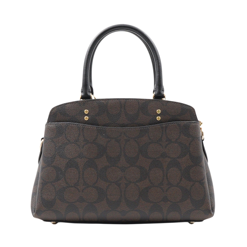 客邻尚品海外旗舰店COACH/蔻驰包包女士奥莱款PVC配皮单肩斜挎手提戴妃包914941