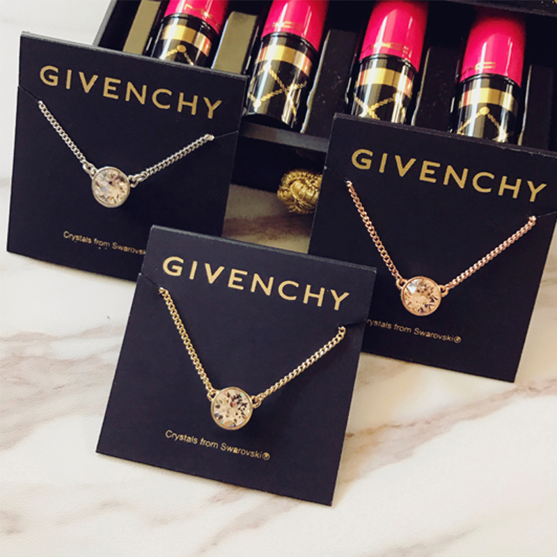 客邻尚品海外旗舰店菜鸟唐嫣同款Givenchy/纪梵希项链女新款玫瑰金锁骨链送女友礼物2