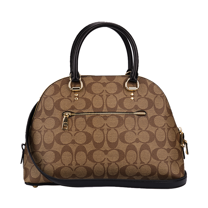 客邻尚品海外旗舰店COACH/蔻驰新款女士老花斜挎手提包贝壳包正品女包包时尚单肩包3