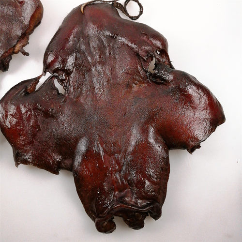 腊猪嘴巴冲嘴猪头肉腊肉 猪鼻子烟熏特产腊猪脸肉 湖南特产1000g - 图0