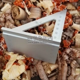 Маленький леопардовый метр треугольник Руки Вудс Живопись Руки Правила Правила Алюминиевый сплав Руки Правила правил жирного продуктового магазина