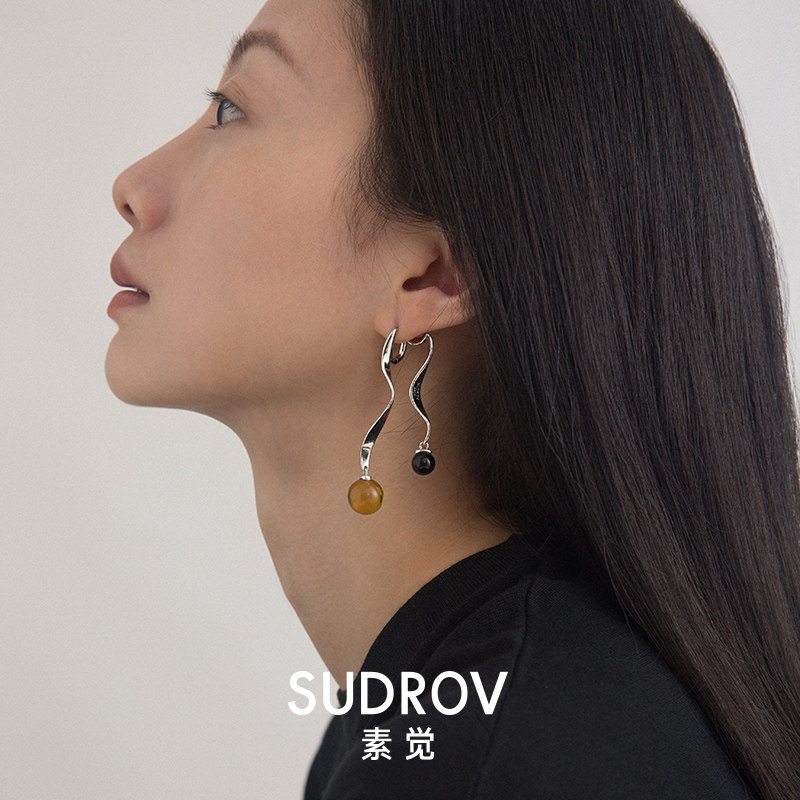 素觉2021年小众设计个性女潮耳环 素觉耳环