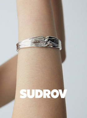 SUDROV素觉原创设计女925银手镯