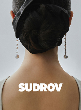 SUDROV素觉珍珠长款耳坠