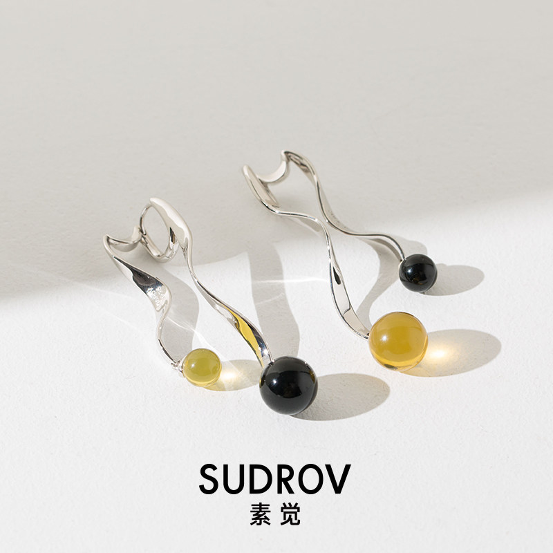 素觉2021年小众设计个性女潮耳环 素觉耳环