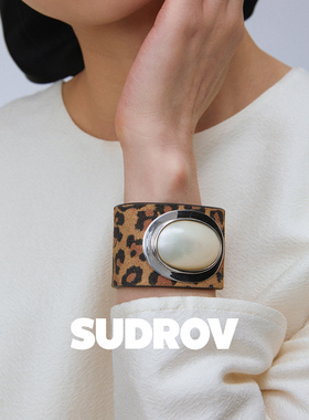 SUDROV素觉高级感女真皮手镯