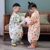 Сладкая принцесса динозавр мира мужской лодка Женская зимняя зимняя зимняя спальный мешок был спроектирован Хуси Хан Хан Юй