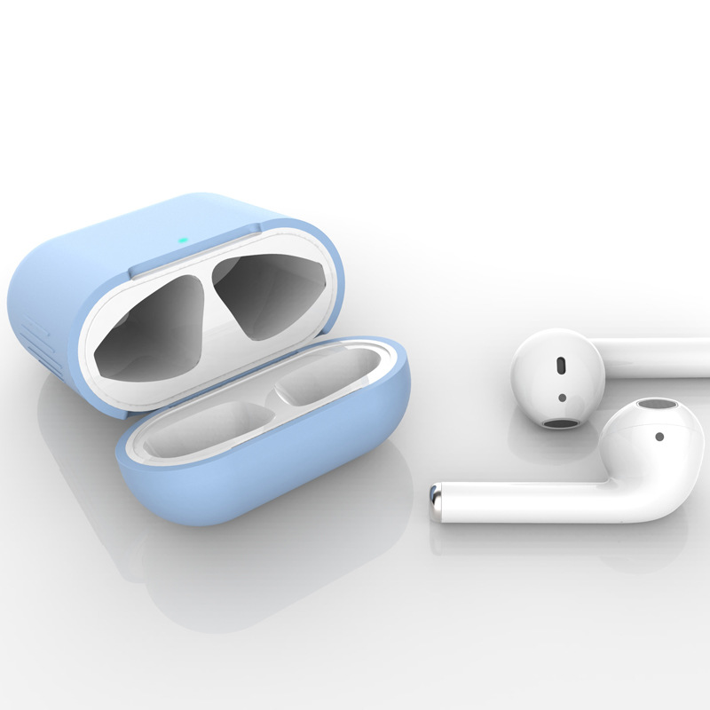 适用Airpods保护套2代苹果airpods3液态硅胶蓝牙无线耳机充电盒三代透明二3超薄1软套Airpodspro2保护壳潮pro - 图0