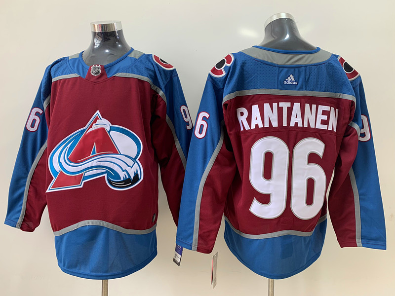 美式冰球服雪崩Colorado Avalanche Nathan MacKinnon Jerseys-图0