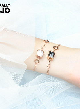 jojo小蛮腰手链ins女陶瓷转运珠