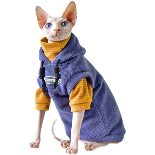 Yh-walf gee sweater Pure Cotton Spring и осенний набор держат теплые раковины, безволосые одежды для кошек, немецкая одежда