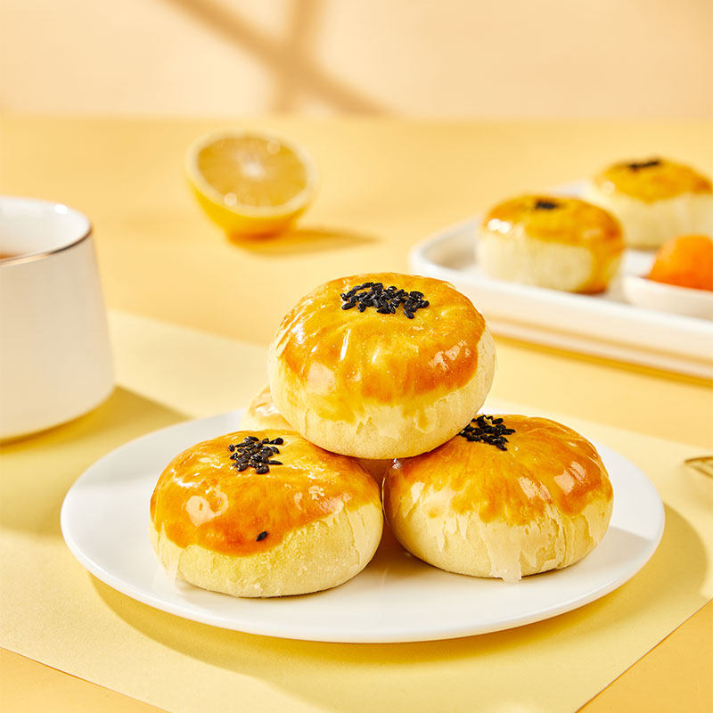 爱乡亲蛋黄酥年货雪媚娘早餐礼盒 爱乡亲食品传统糕点