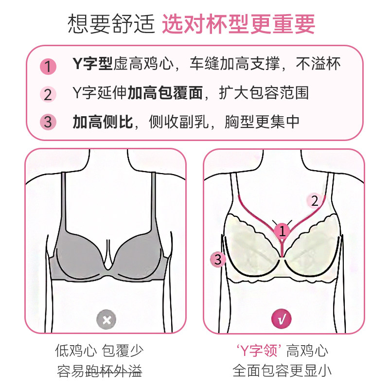 朵凡妮大胸显小哺乳全罩杯薄款文胸 朵凡妮文胸