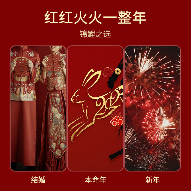 兔年红色本命年内衣套装薄款杯文胸 朵凡妮文胸