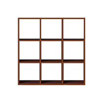 No Inprinsils MUJI COMBINED WOOD FRAME SUIT 3 FLOORS × 3 COLUMNS WN SHELF BLACK WALNUTS STYLE