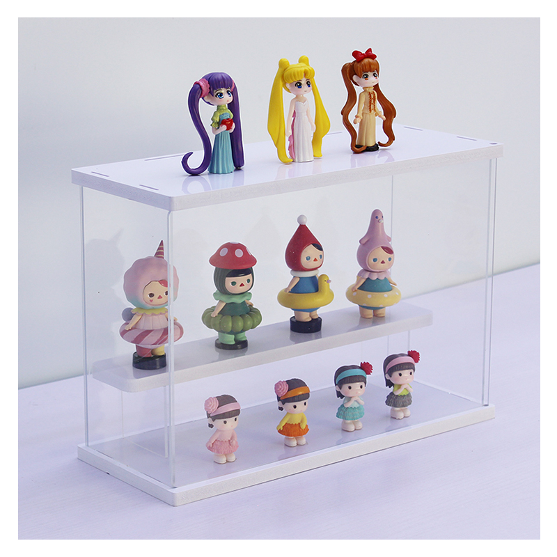Transparent molly jasmine doll dustproof display box