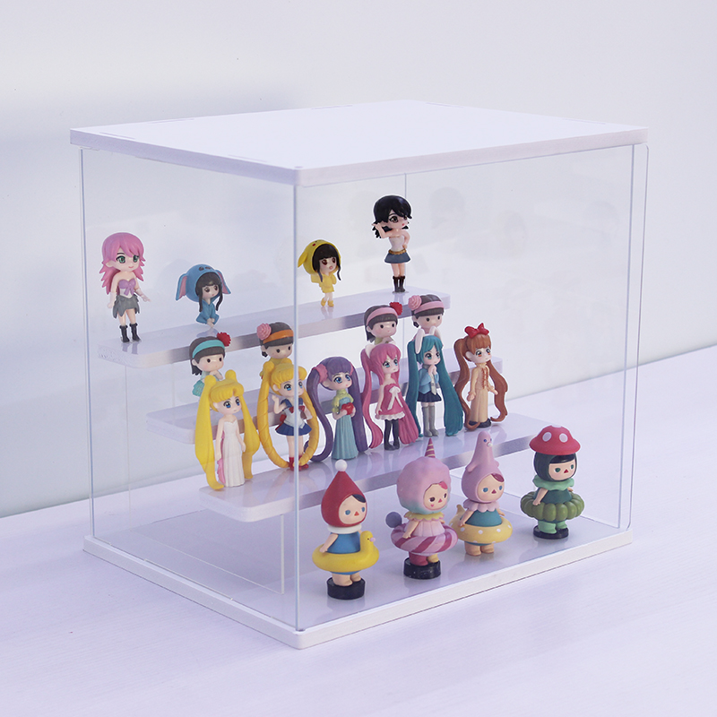 Transparent molly jasmine doll dustproof display box