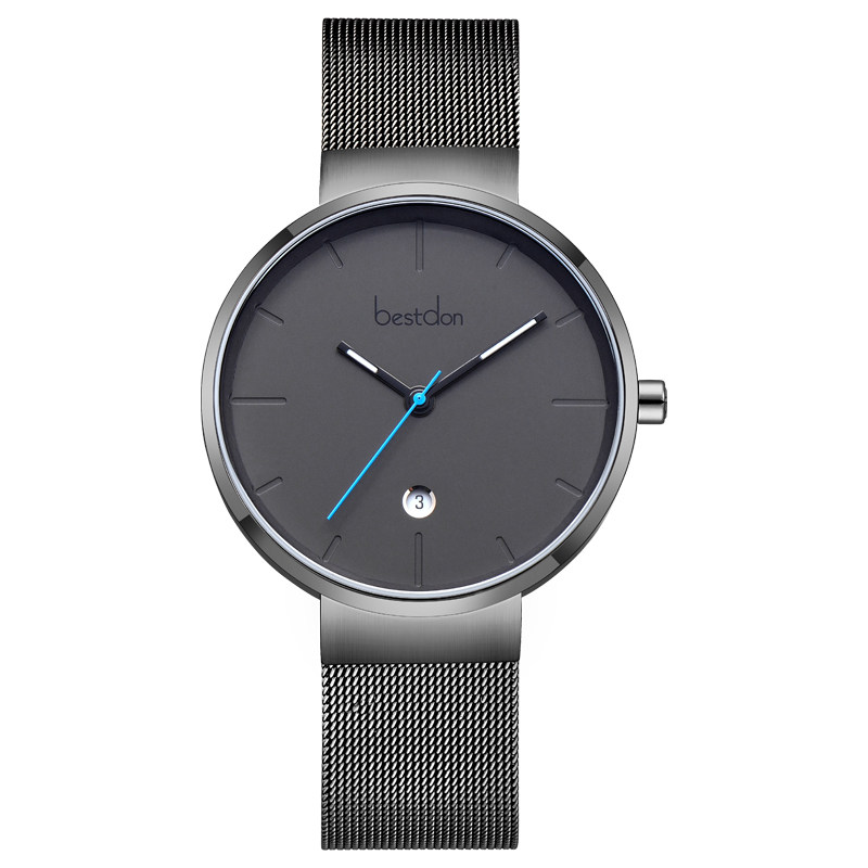 邦顿男士超薄学生时尚极简风石英表 bestdon帝瑞国产腕表